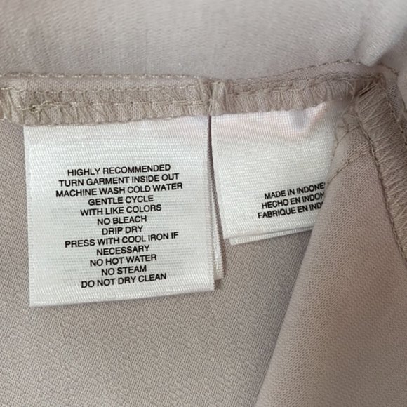 Anne Klein Comfortable Pull-On Khaki Pants - Picture 5 of 9